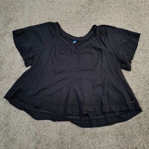Old Navy Black Women's Flowy Blouse